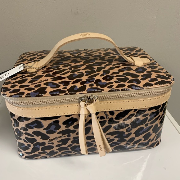 Consuela Handbags - Consuela Blue Jag Train Case